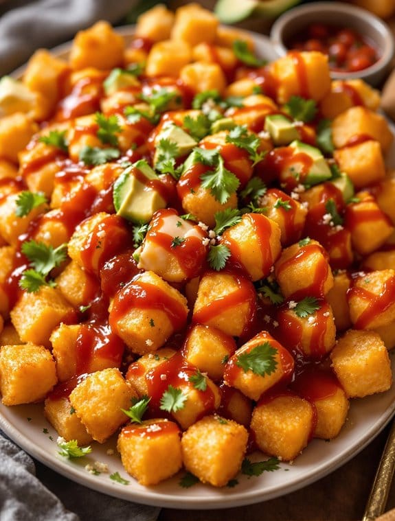 cheesy potato nacho delight