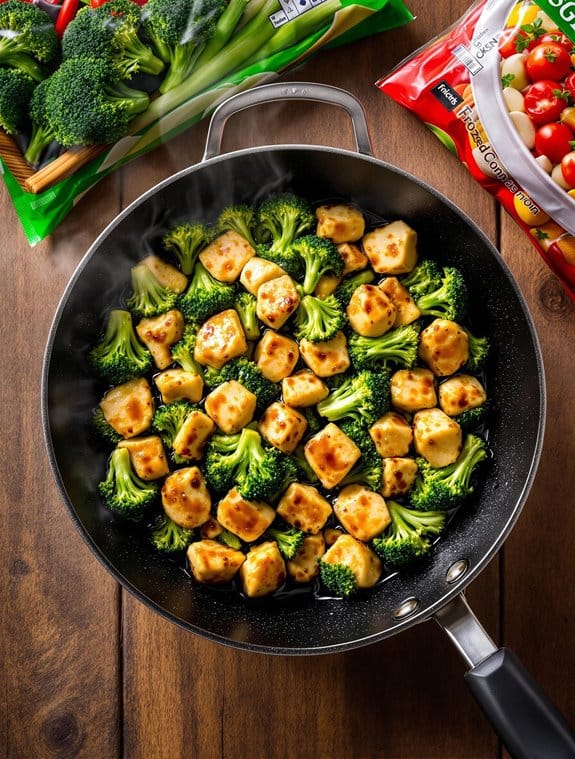 chicken and broccoli stir fry