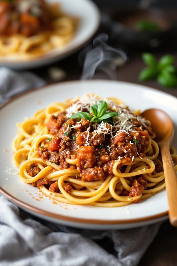 choosing bolognese recipe criteria