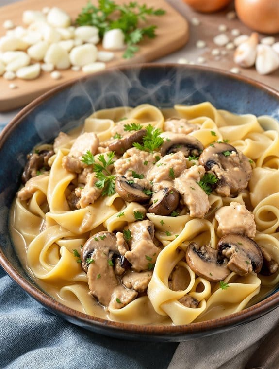 creamy turkey pasta dish