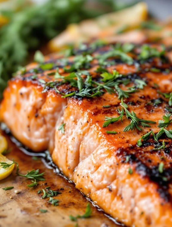deliciously charred fish dish