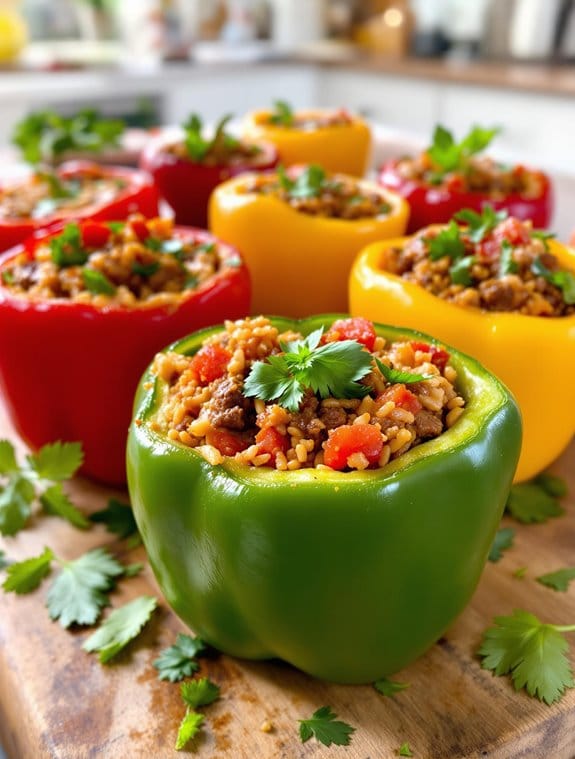 deliciously filled pepper dish