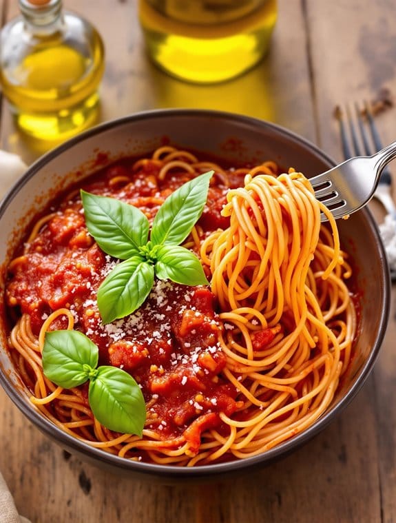 fiery italian pasta dish
