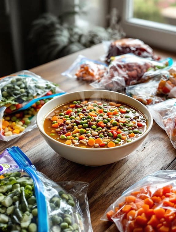 healthy vegetable lentil soup