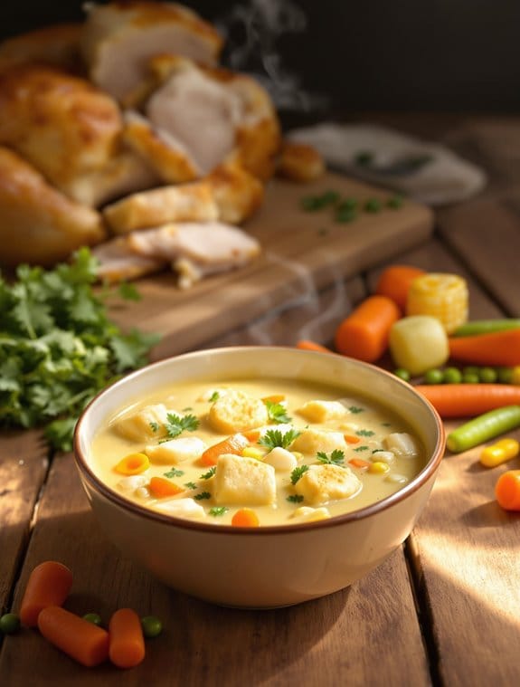 hearty chicken pot soup