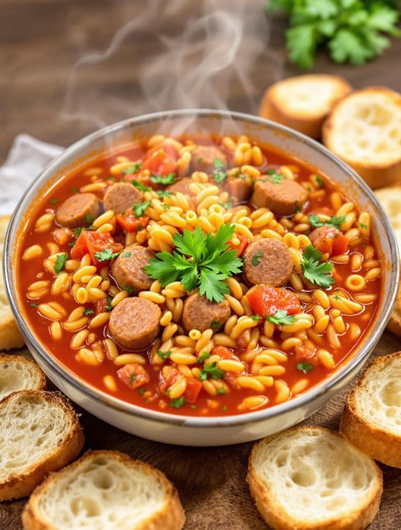 hearty italian sausage soup