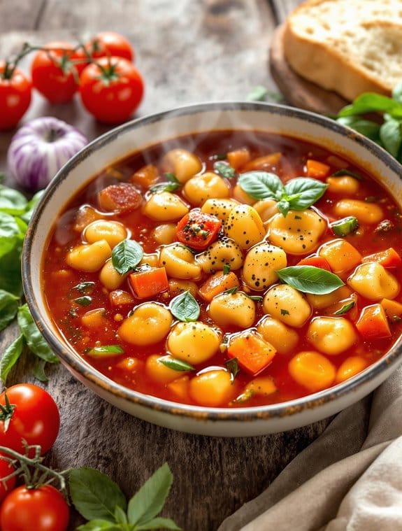 hearty tomato basil soup