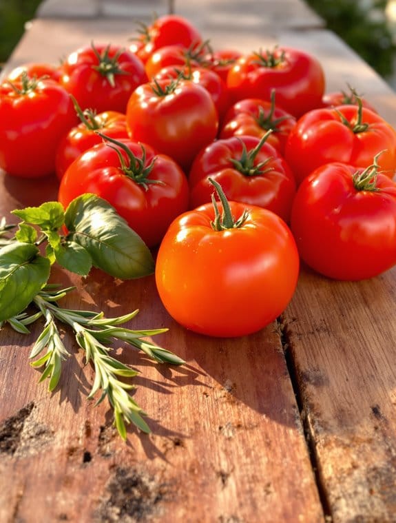 identifying ripe tomatoes