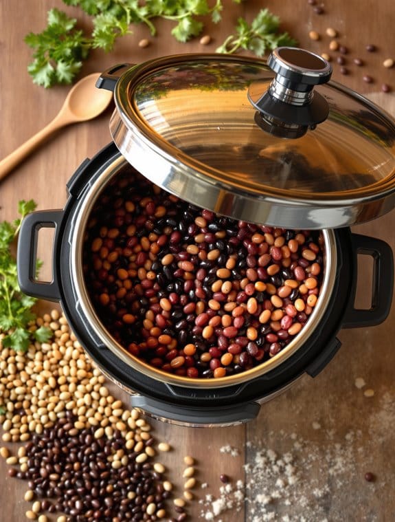 quickly cooking dried beans