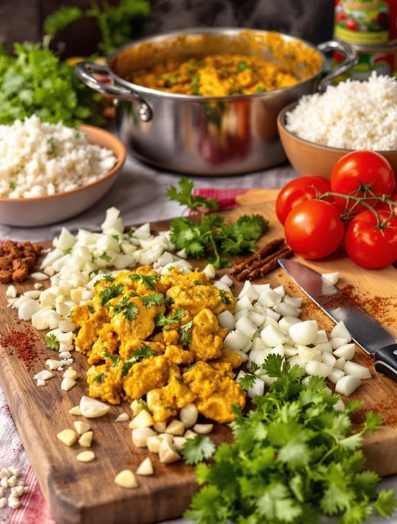 savory curry chicken dish