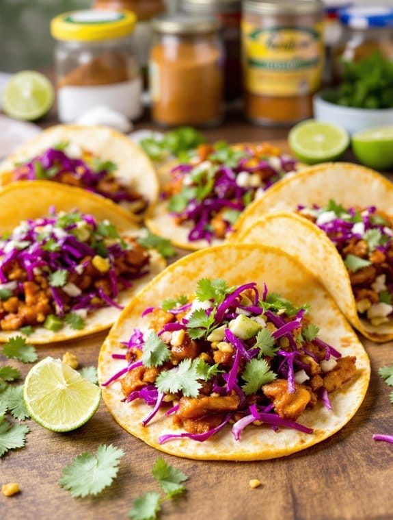 savory vegan taco delight