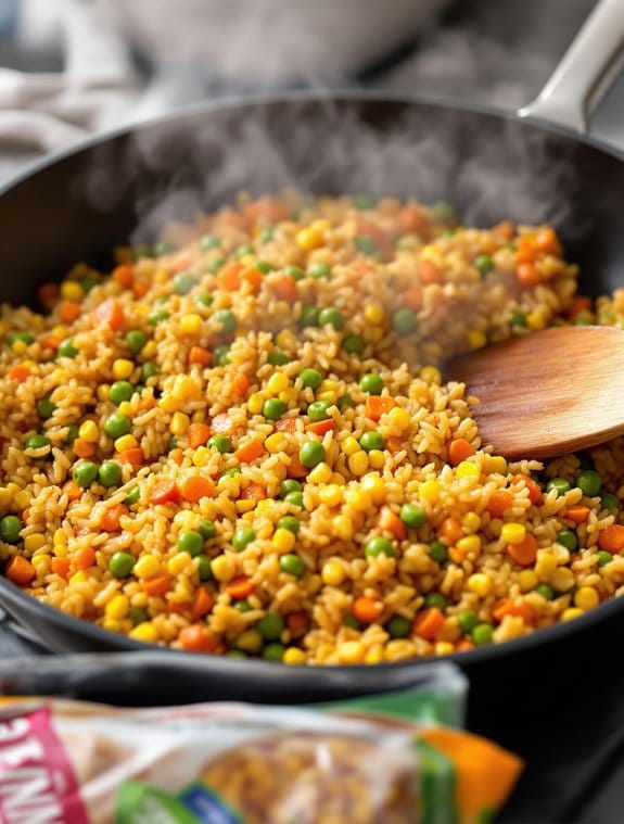 savory vegetable fried rice