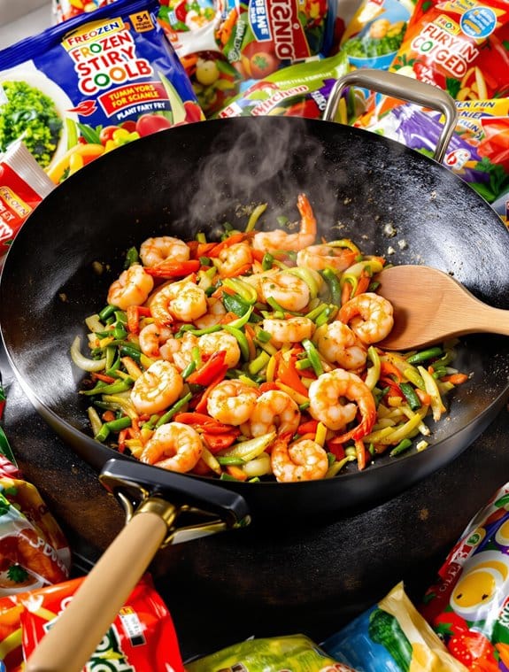 seafood and veggie dish