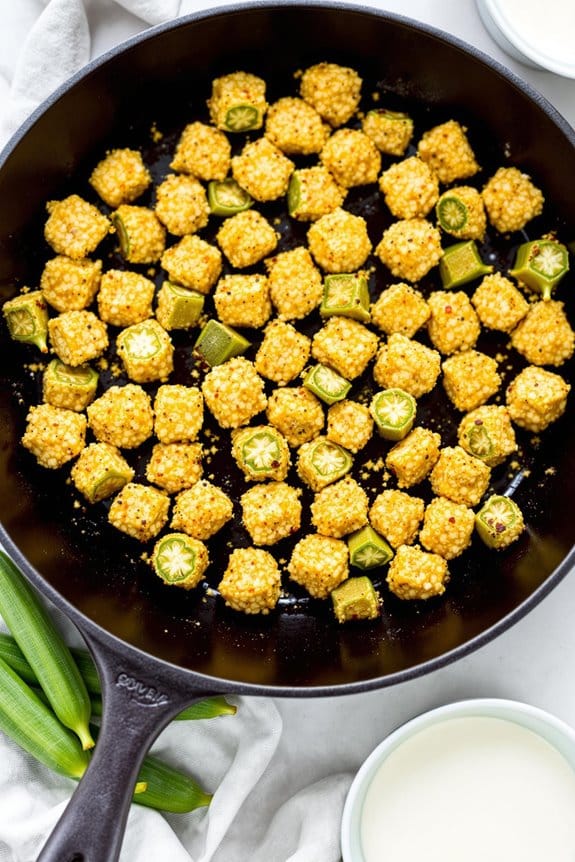 selecting ideal fried okra recipe