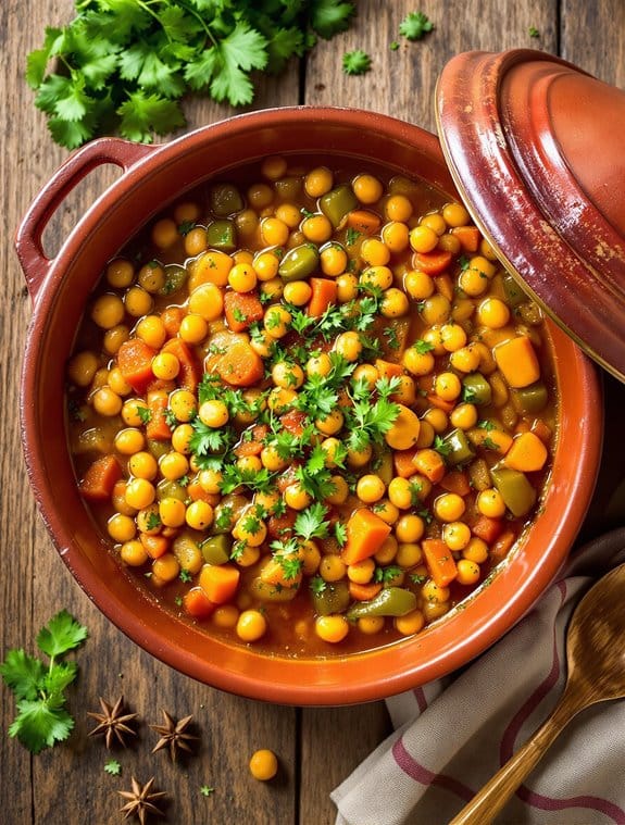 spiced moroccan chickpea stew