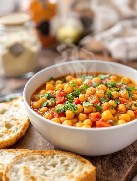spiced moroccan chickpea stew