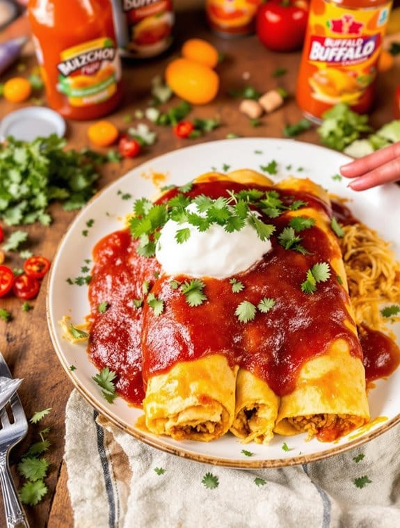 spicy chicken tortilla dish