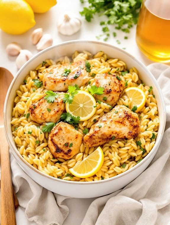zesty chicken and pasta