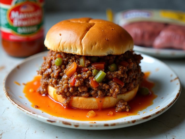 delicious homemade sloppy joes